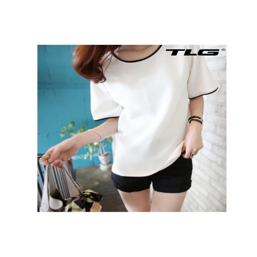Áo thun nữ ngắn tay phong cách Hàn Quốc TLG 352TI 2