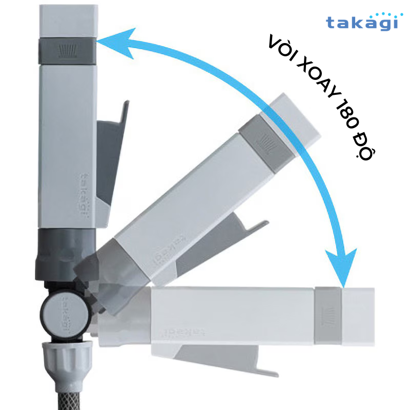 Bộ Vòi Tưới Takagi Nano Next 20m RM1220CG Hàng chính hãng