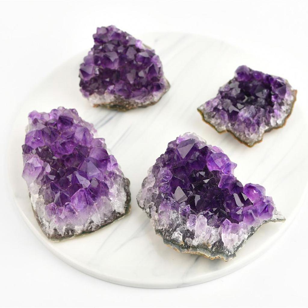 Unique Natural Amethyst Rock Mineral Uruguay for Spiritual Meditation Decor