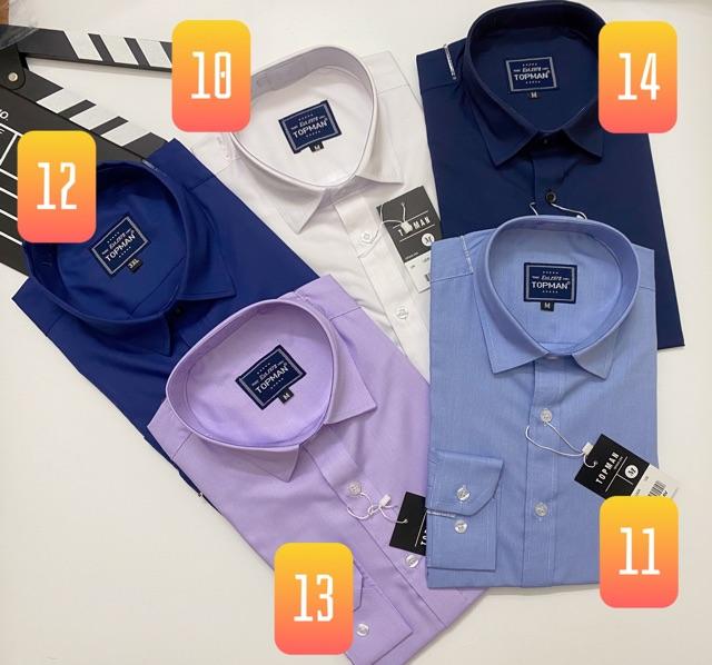 SƠ MI NAM TRƠN DÀI TAY