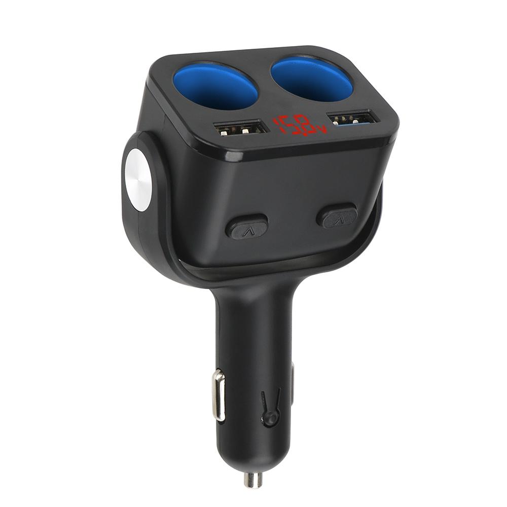 Tẩu sạc nhanh hai cổng USB QC 3.0 12V cho xe hơi