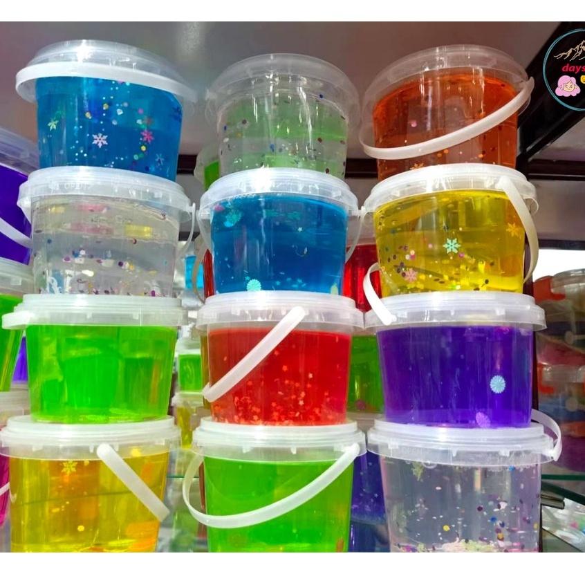 SLIME HỘP TO NHIỀU MÀU LOẠI CỰC TO xô 500ML đẹp thiết kế độc đáo ấn tượng Đồ chơi Slam Gudetama