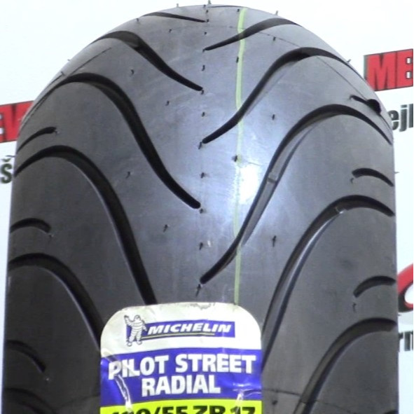 Vỏ xe motor Michelin Pilot Street Radial 180/55 R17 (73W)