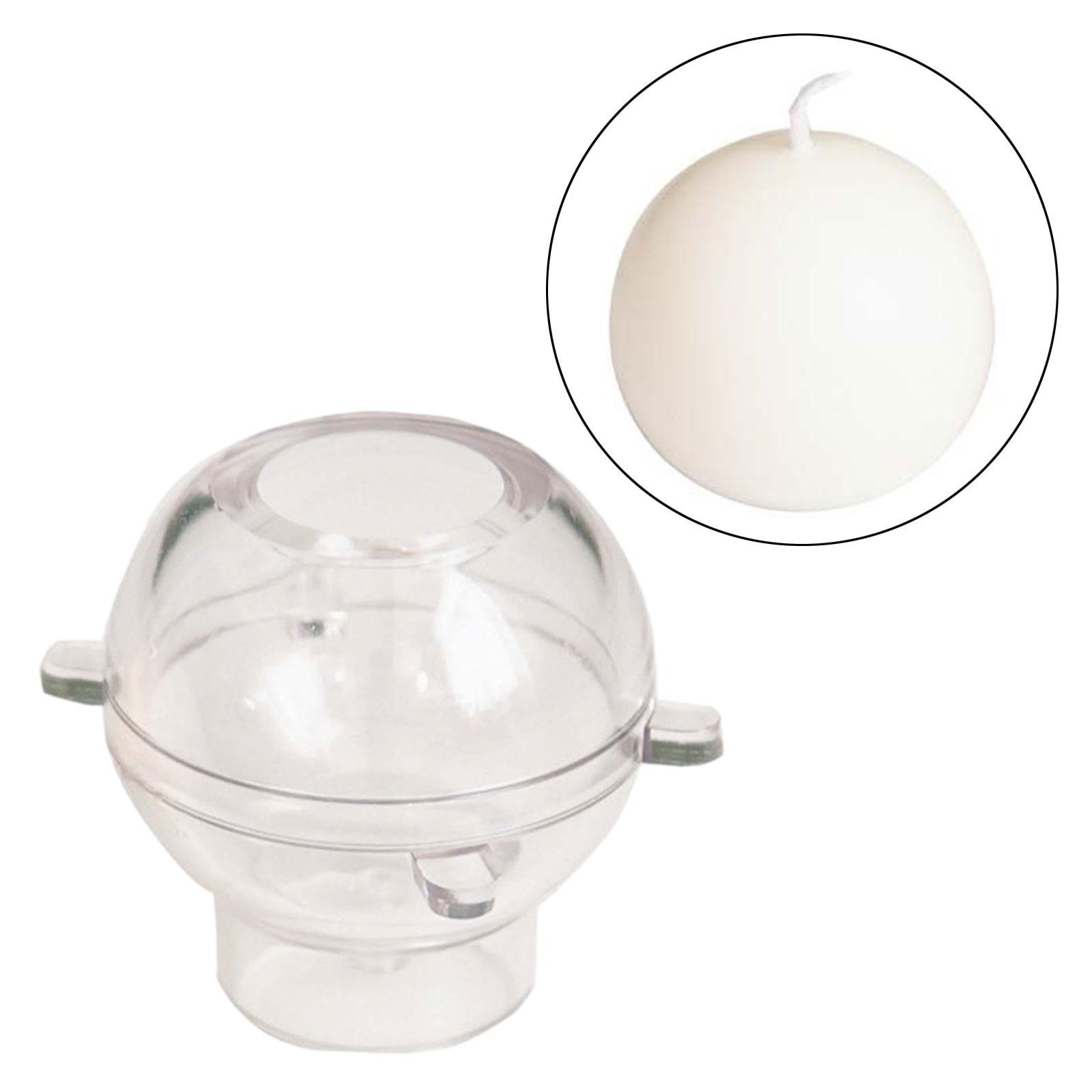 Sphere ,Candle Making  Model,Soap Crafts Table Ornament Epoxy Resin Casting Round Ball Orbs Model for Plaster, Valentine's Day