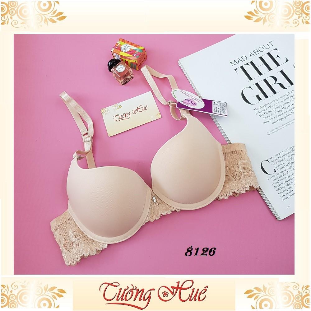 Áo lót nữ annie Bra 8126 trơn lưng ren.