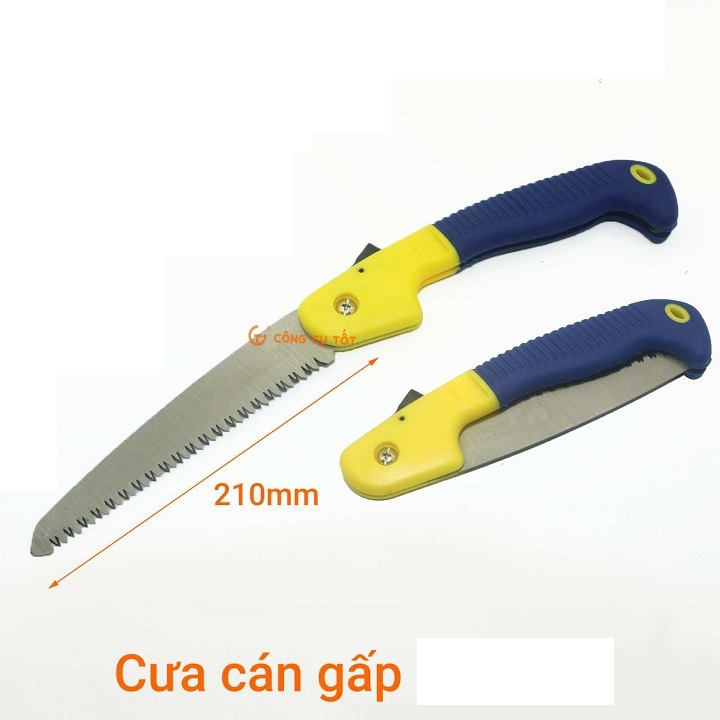 Cưa gỗ cưa cành cán gập cao cấp tiện dụng dễ dàng mang theo độ dài 210mm