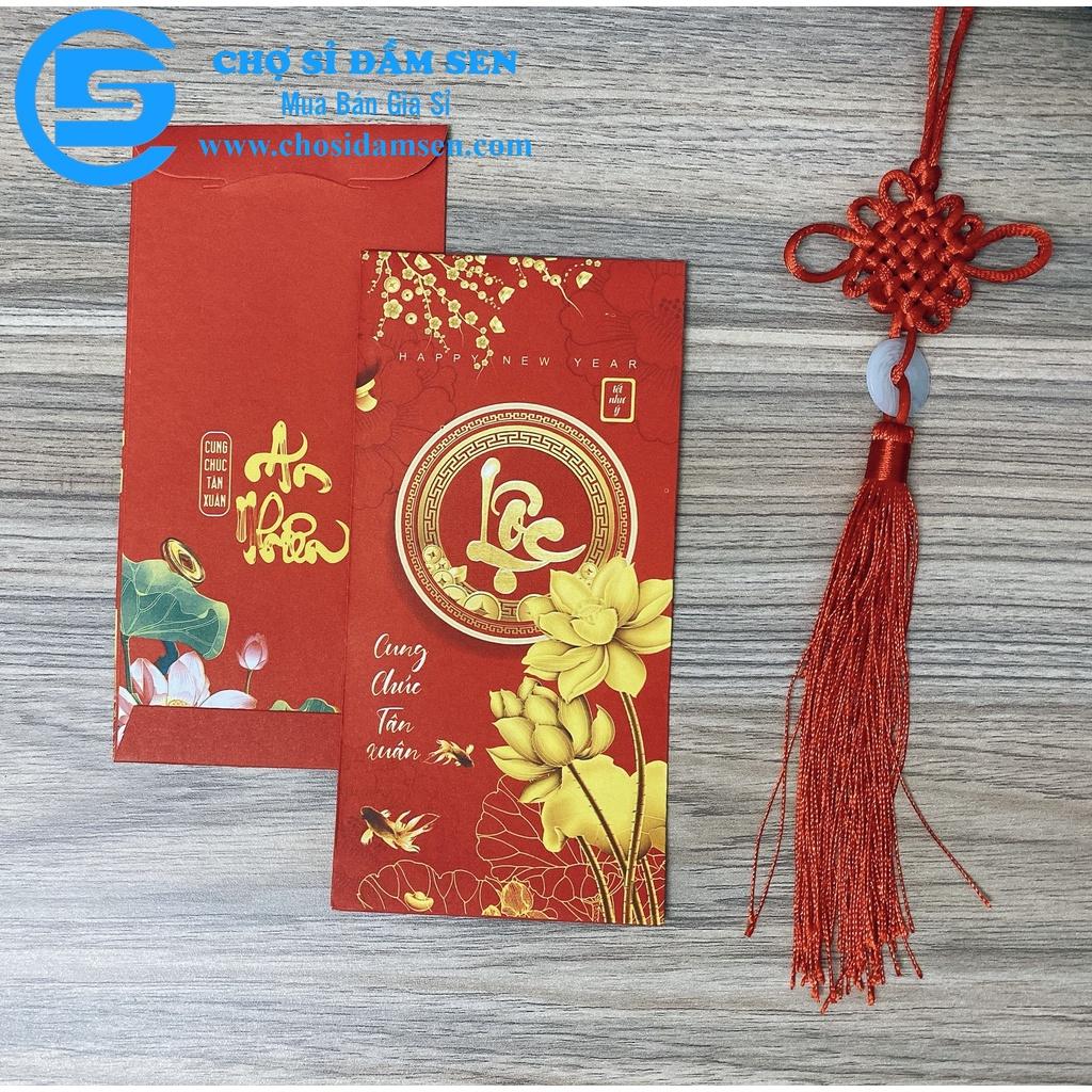 Set 10 Bao Lì Xì Phúc Lộc Thọ. Bao Lì xì truyền thống, Quà tặng Phong Thủy G294-Baolixi-PLT