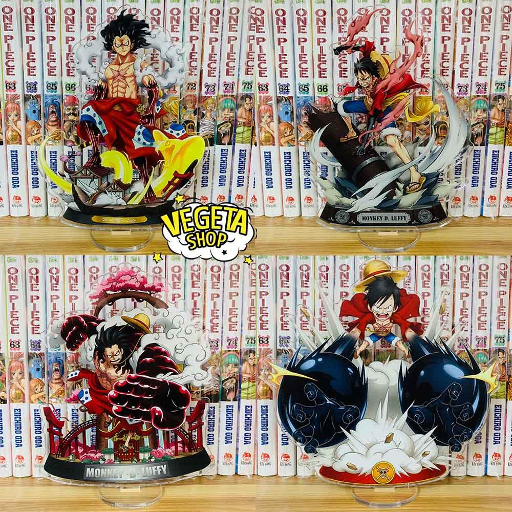 Mô Hình Tượng Standee Acrylic Mica 2 mặt - One Piece - Luffy Gear 1 2 3 4 Râu trắng Edward Newgate Ace Sabo Ivankov