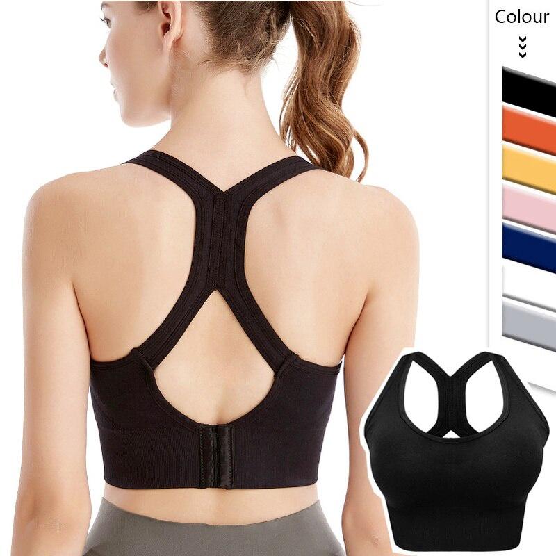 Women Sports Bra High Elastic Push Up Crop Top Female Fitness Running Yoga Gym Seamless Underwear Sexy Bra Athletic Sportswear
