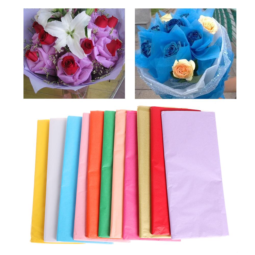 Set 10 Cuộn Giấy Họa Tiết Hoa Dùng Để Trang Trí