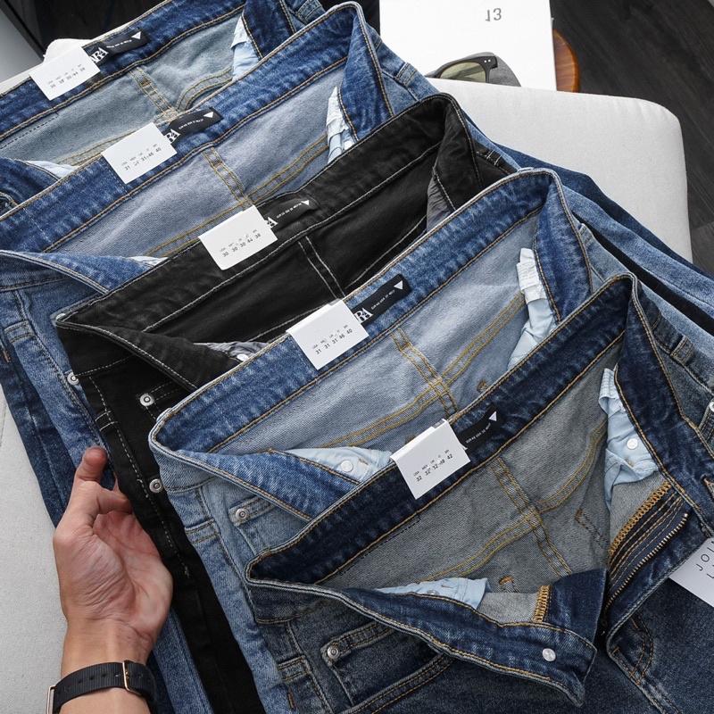 Quần jean nam xanh xước quần bò nam trẻ trung cá tính (hot) thời trang QUẦN RIN CAO CẤP HAIAN JEANS