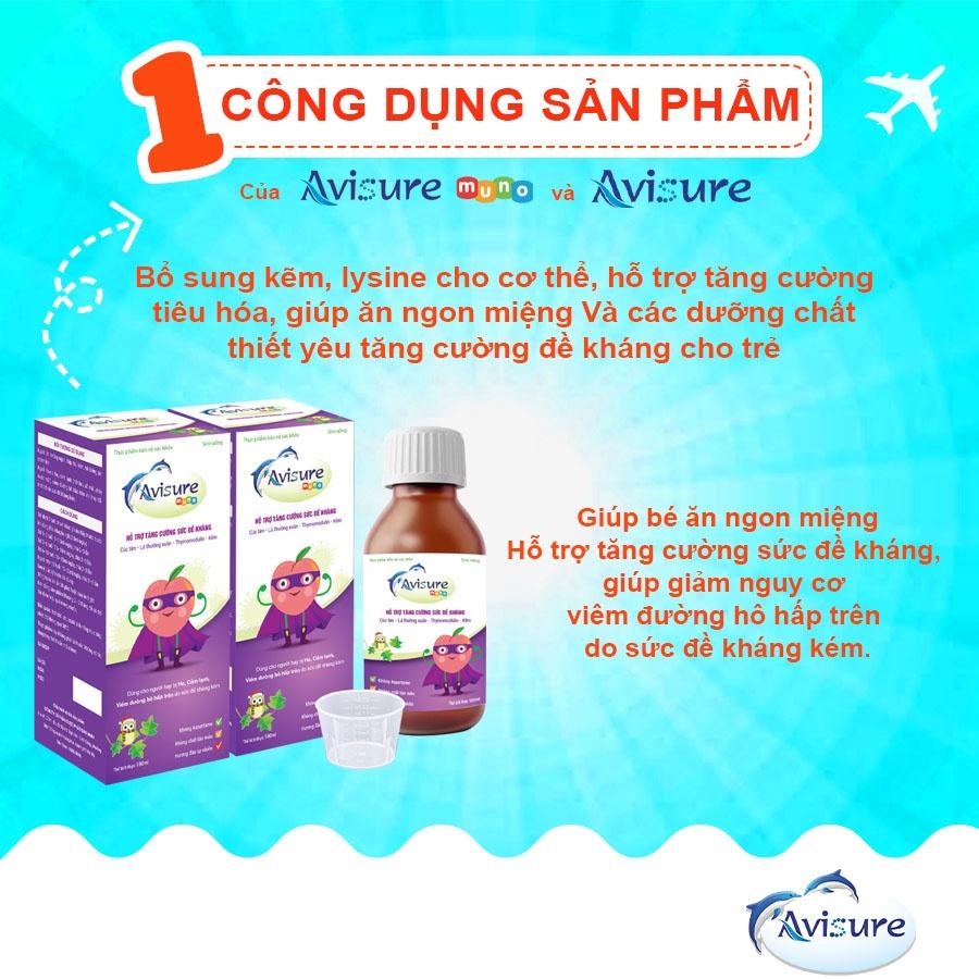 Avisure Muno - Tăng sức đề kháng tự nhiên cho trẻ