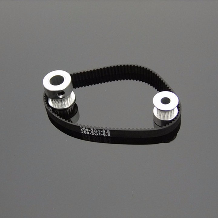 Buly, Puly, Pulley Trục 12mm - 60 Răng, sử dụng với dây đai 2GT-6mm