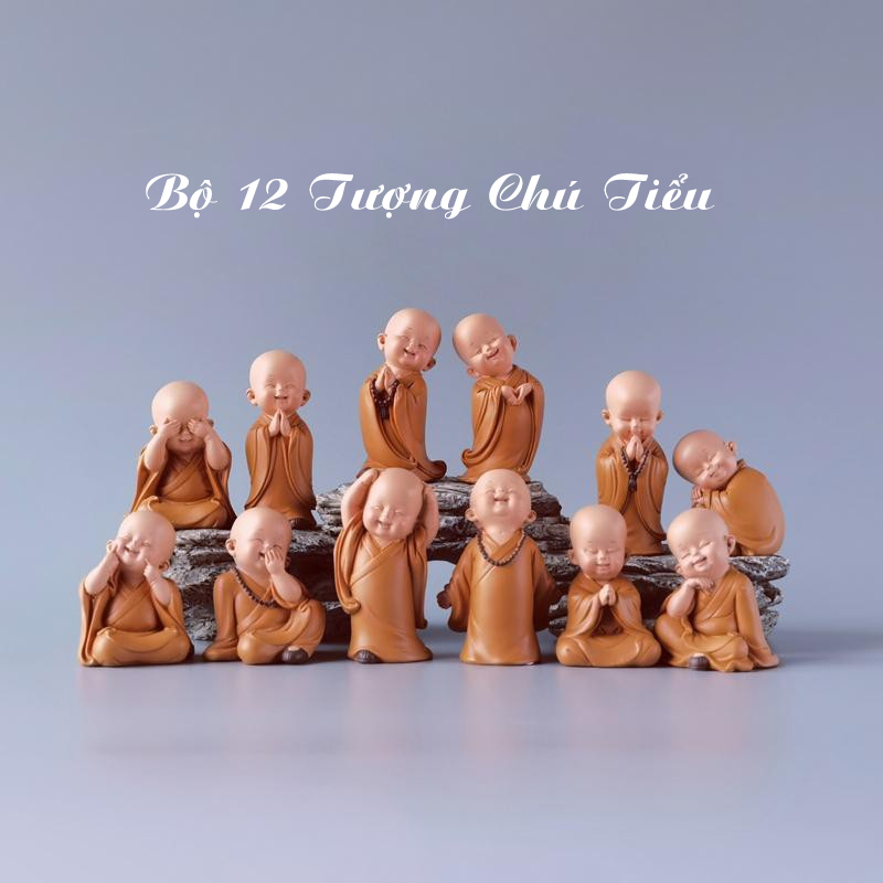 Bộ 12 chú tiểu áo nâu vui đời