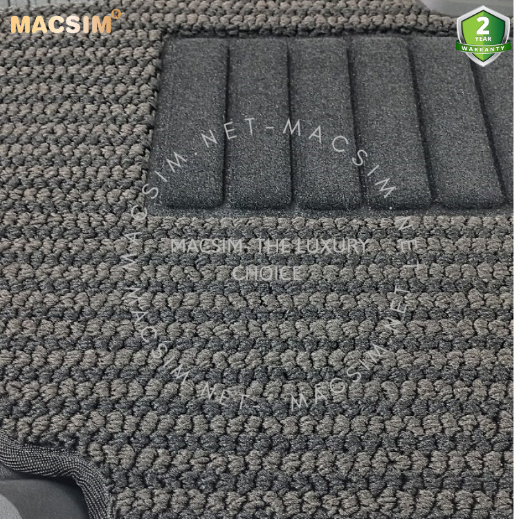 Thảm lót sàn ô tô 2 lớp cao cấp dành cho xe Mercedes Benz GLE 2019-2022+ nhãn hiệu Macsim 3w