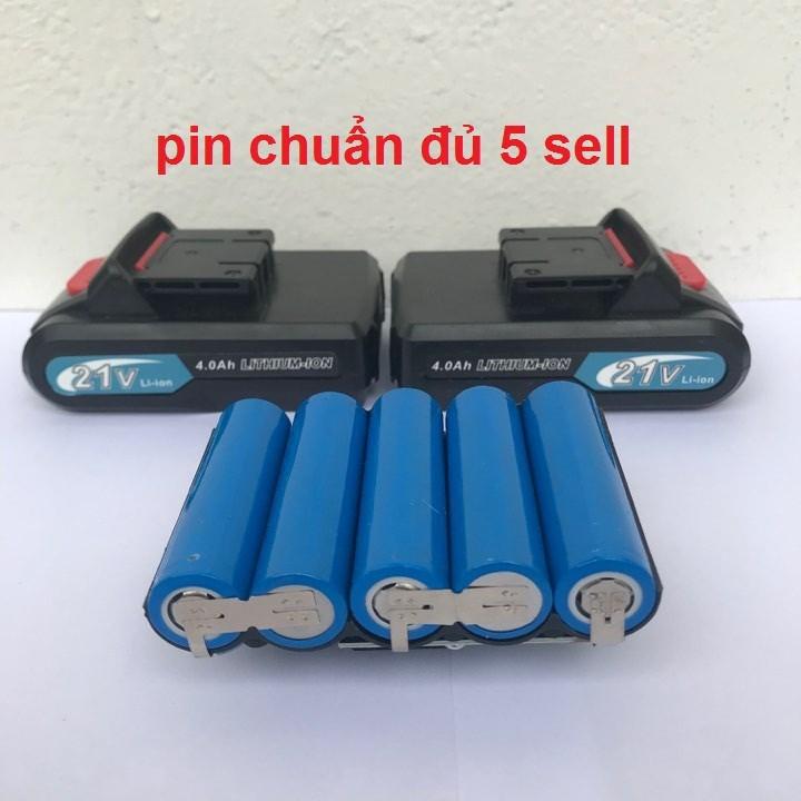 Máy Khoan MAKITA 21V 2 PIN DẸT- Tặng Đầu chải, Pin 5 Cell, 100% đồng, Máy bắt vít, vặn vít, khoan gỗ