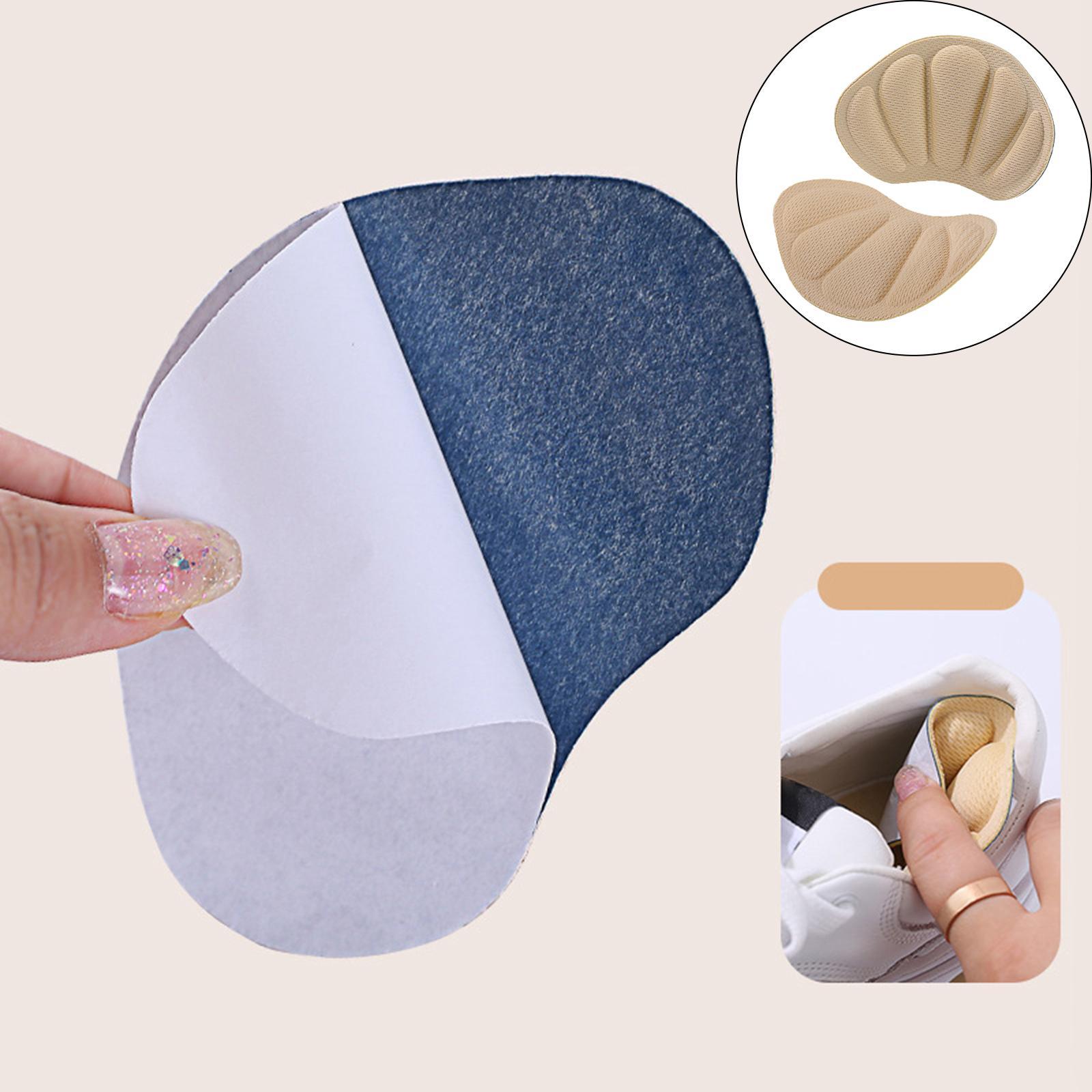 2 Pieces   Inserts, Insoles Soft Thicken Breathable Grips for Flats , Beige