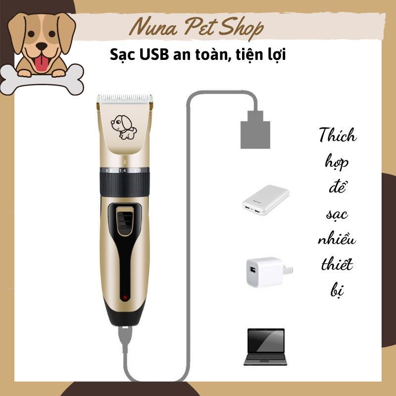 Bộ tông đơ cắt lông cho chó mèo Clipper cao cấp