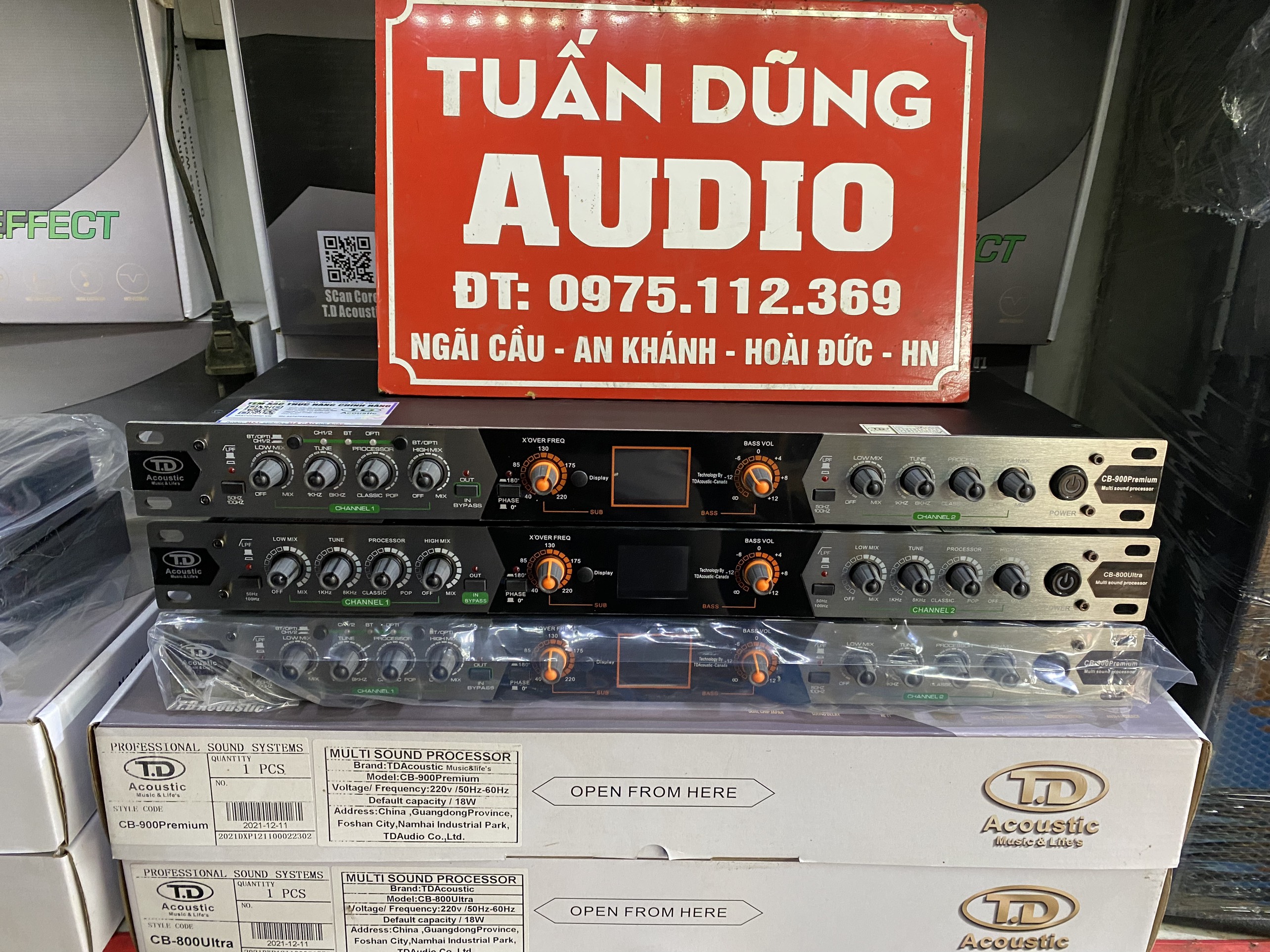 Nâng tiếng TD Acoustic Cb900 Premium hàng chính hãng.Đã tích hợp cổng quang+bluetooh