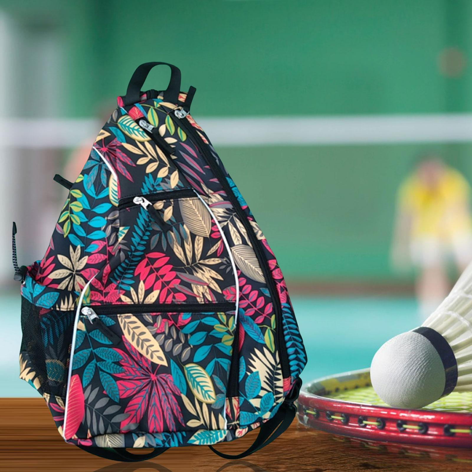 Pickleball Backpack, Pickleball Bag, Travel Pouch with Water Bottle Holder, Durable Lightweight Paddle Holder Carrying Bag for Women Men