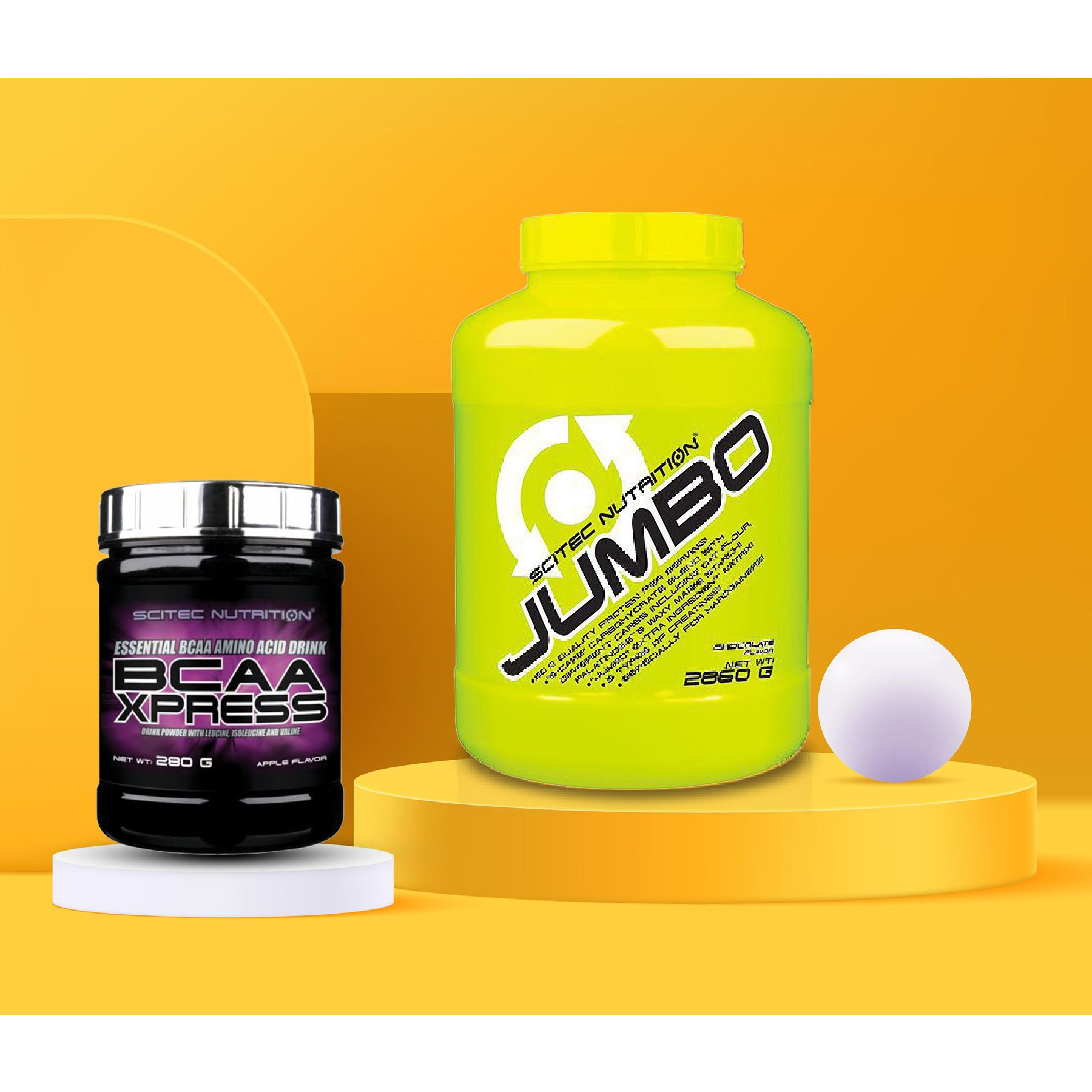 COMBO TĂNG CÂN CHO CƠ ĐỊA KHÓ TĂNG CÂN: JUMBO VÀ BCAA XPRESS 280G