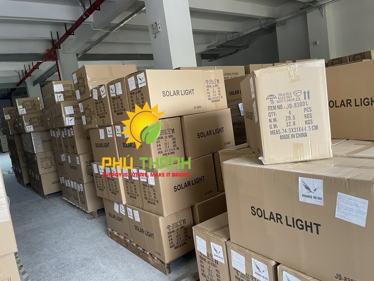 Đèn năng lượng mặt trời Jindian JD - 8500 L công suất 500W - Hàng chính hãng