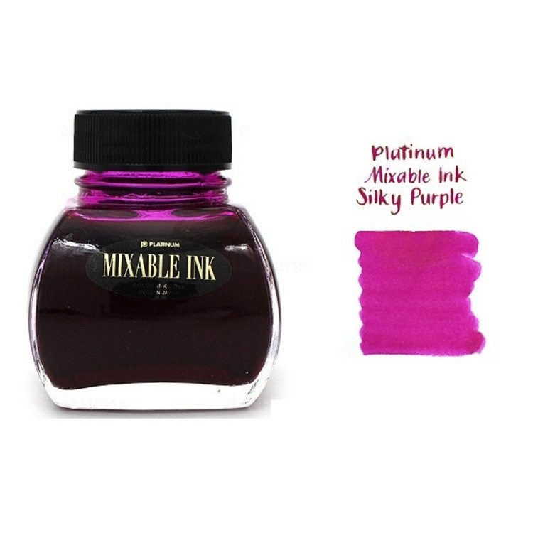 Mực bút máy Platinum Mixable (60ml) - Silky Purple (Màu tím)