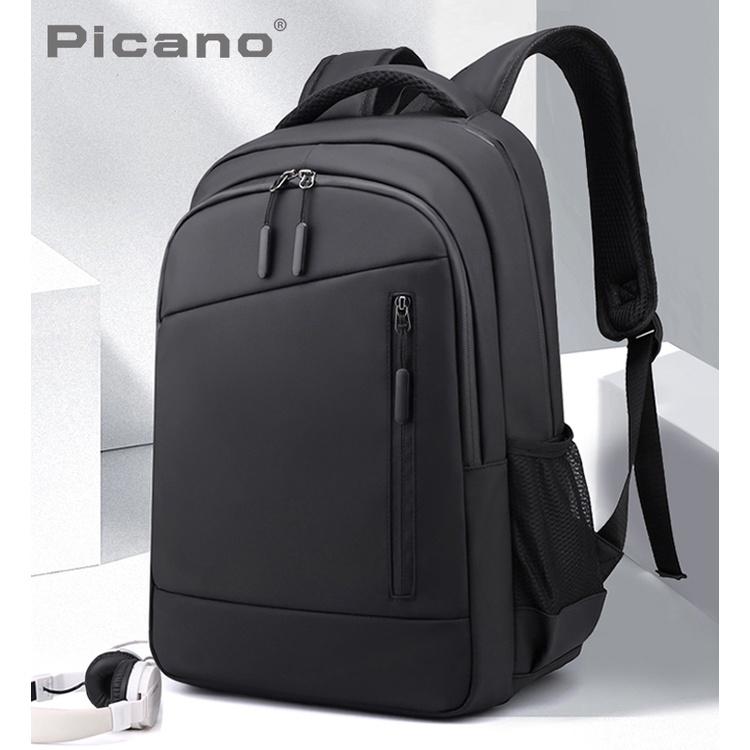 Balo máy tính công sở, balo thời trang đa năng siêu bền Picano vừa laptop 14 15 15.6 inch có cổng sạc USB BLP816_BLACK