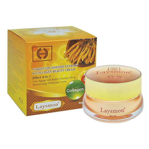 Kem LAYSMON Đông Trùng Hạ Thảo - LAYSMON CORDYCEPS SINESIS EXTRACT AND COLLAGEN BEAUTY CREAM 20g