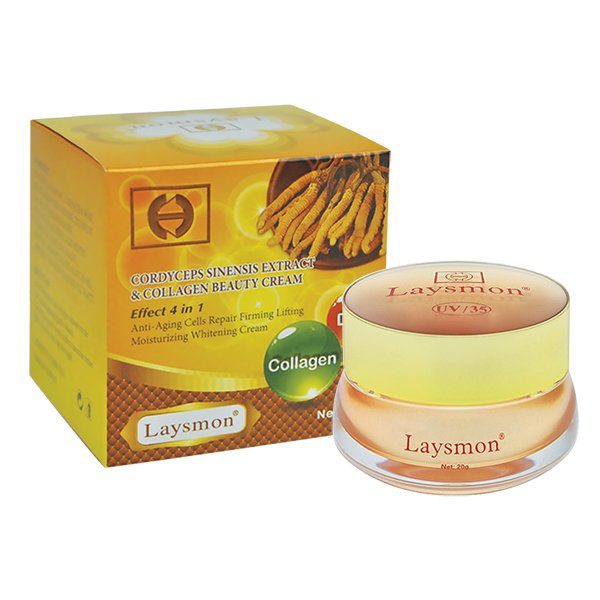 KEM LAYSMON ĐÔNG TRÙNG HẠ THẢO - LAYSMON CORDYCEPS SINESIS EXTRACT AND COLLAGEN BEAUTY CREAM 20G