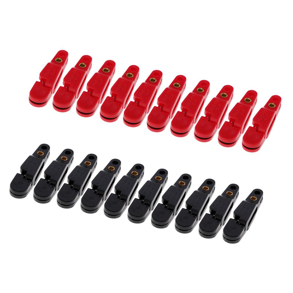 20pcs Heavy Tension Snap Weight Quick Release Clips For Kite Offshore Fishing