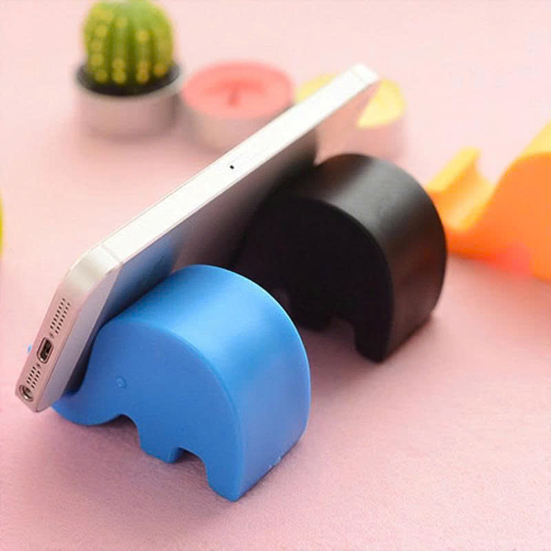 Giá đỡ điện thoại để bàn mini hình con voi dễ thương hàng nhập khẩu