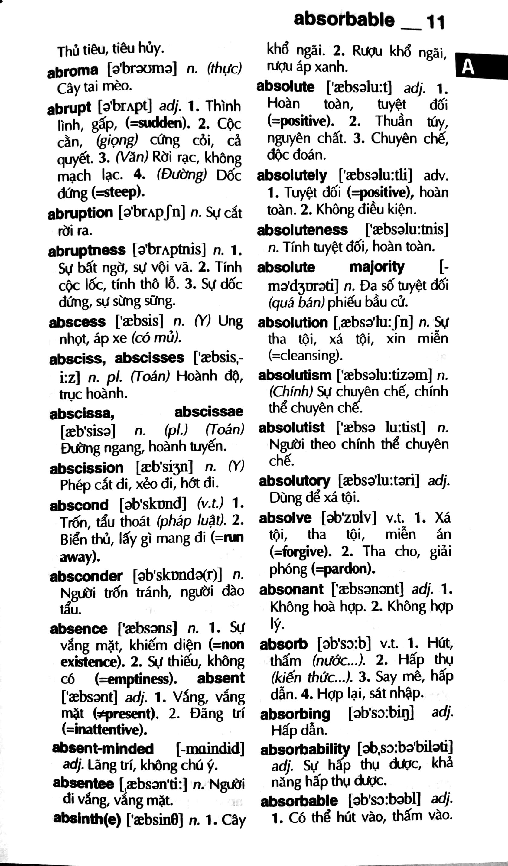 Từ Điển Anh-Việt 75.000 Mục Từ Và Định Nghĩa - Bìa Cứng - ảnh 3