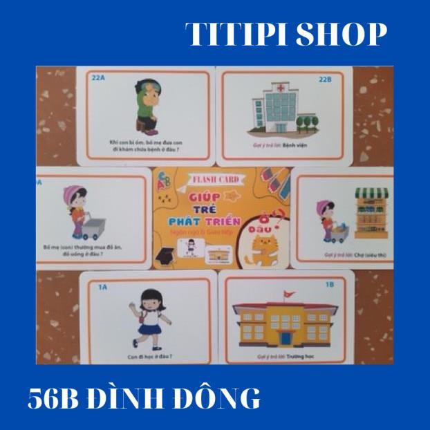 BỘ THẺ PHÁT TRIỂN NGÔN NGỮ - GIAO TIẾP - ĐẶT VÀ TRẢ LỜI CÁC CÂU HỎI BÉ HAY HỎI NHẤT