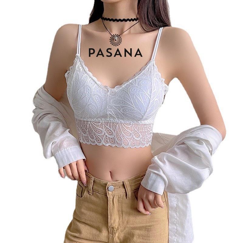 Áo Bra ren áo hai dây lót nữ họa tiết hoa gợi cảm tôn vòng một sexy quyến rũ Pasana0203