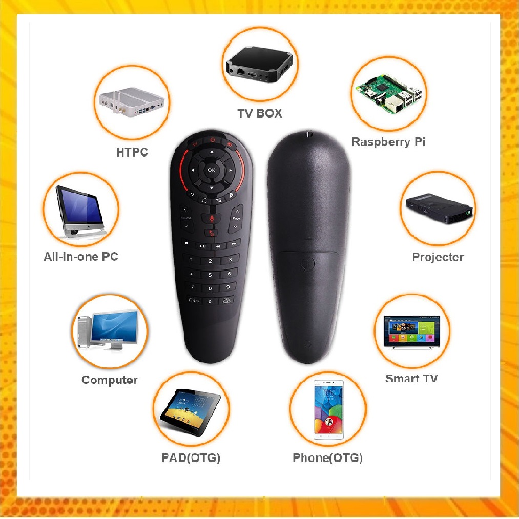 Chuột bay g30s khiển giọng giọng nói Air Mouse Remote Voice học lệnh 33 phím LK84