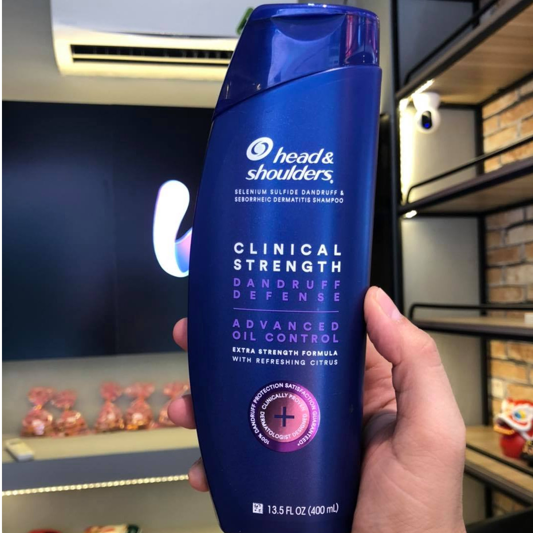 Dầu gội đầu Head&Shoulders Clinical Strength Shampoo ngăn gàu khỏe tóc 400ml mẫu mới