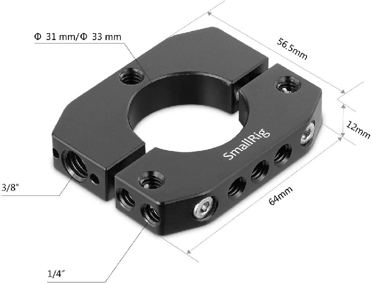 Khung Máy SmallRig Rod Clamp Dành Cho Zhiyun Crane V2/Crane Plus 2170 - Hàng Nhập Khẩu