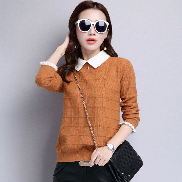 ÁO LEN HAZOLE CỔ BẺ HÀNG NHẬP LEN MỊN ĐẸP 01336 3