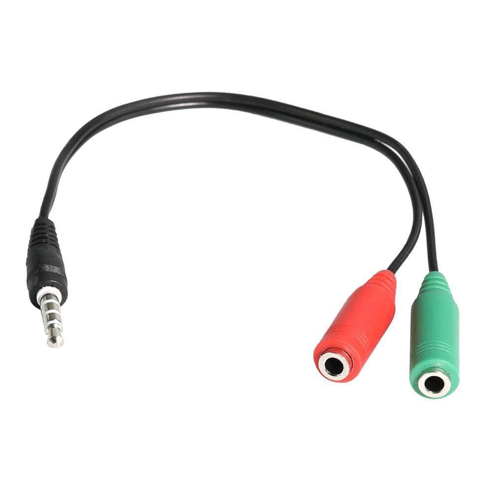 3.5 mm Stereo Y Splitter 1 2 Cable Adapter for Phone