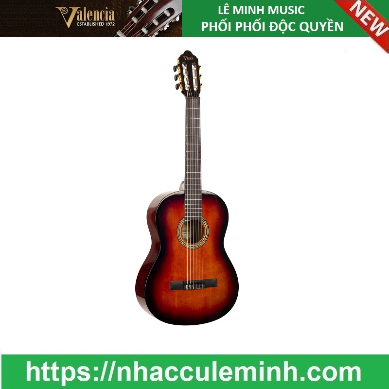 Đàn Guitar Classic Valencia VC264CSBT