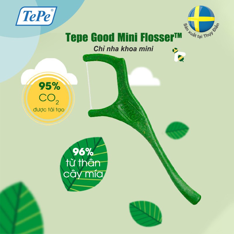 Chỉ nha khoa mini Tepe Mini Flosser (36 Cái)