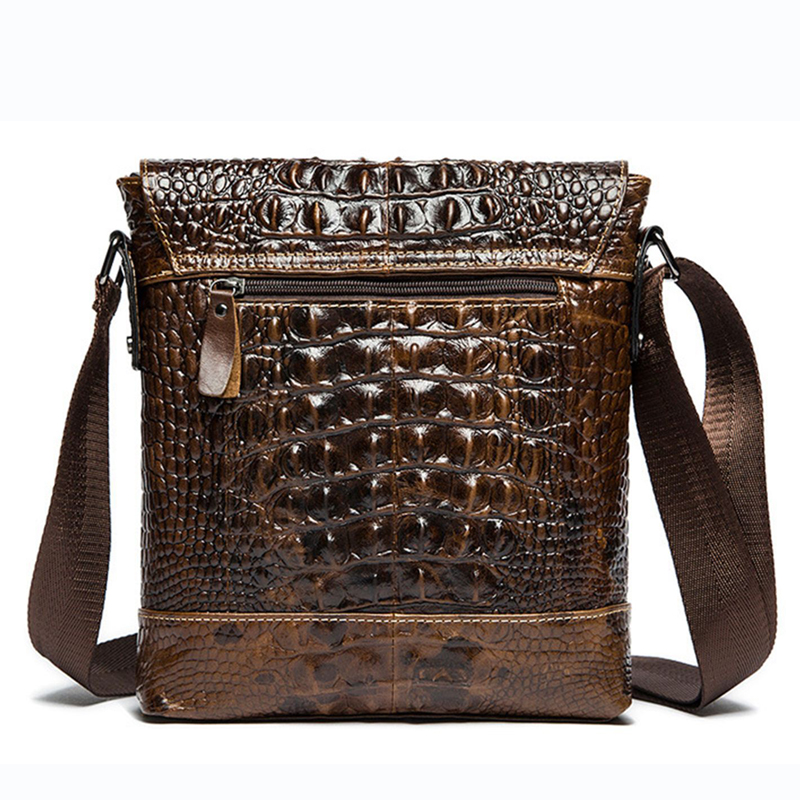 Túi đeo chéo nam DA BÒ THẬT – BEE GEE DCN9346