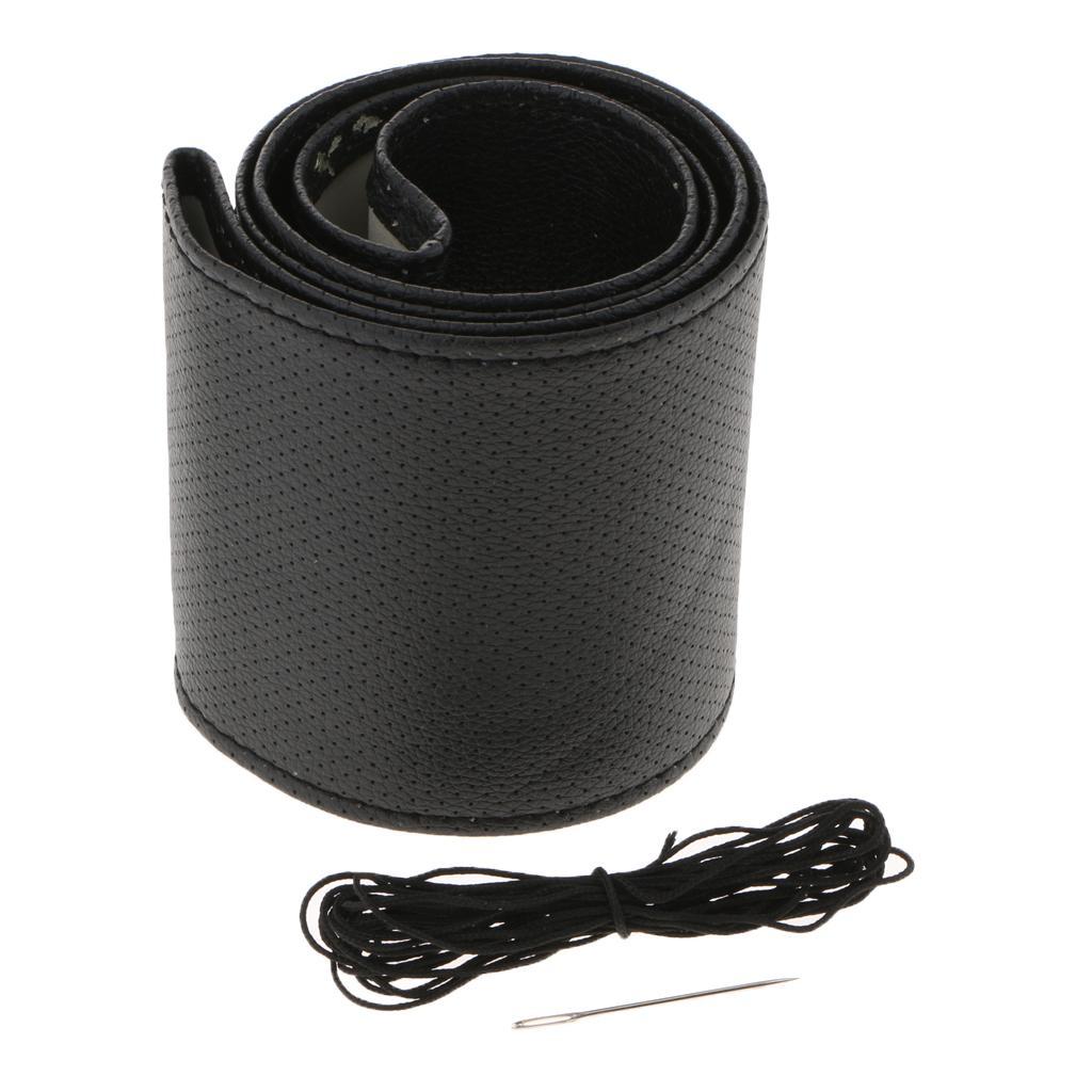 38cm Universal Car DIY Leather Steering Wheel  & Thread