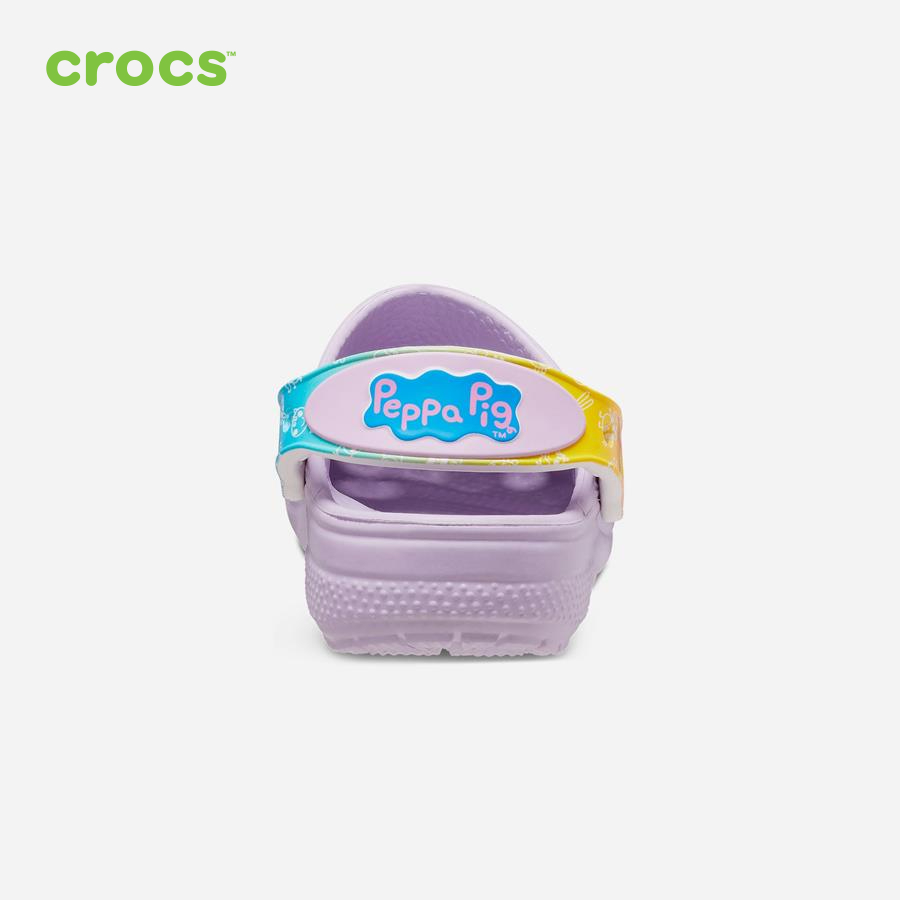 Giày lười trẻ em Crocs FW FunLab Clog Toddler I AM Peppa Pig Lavender - 207915-530