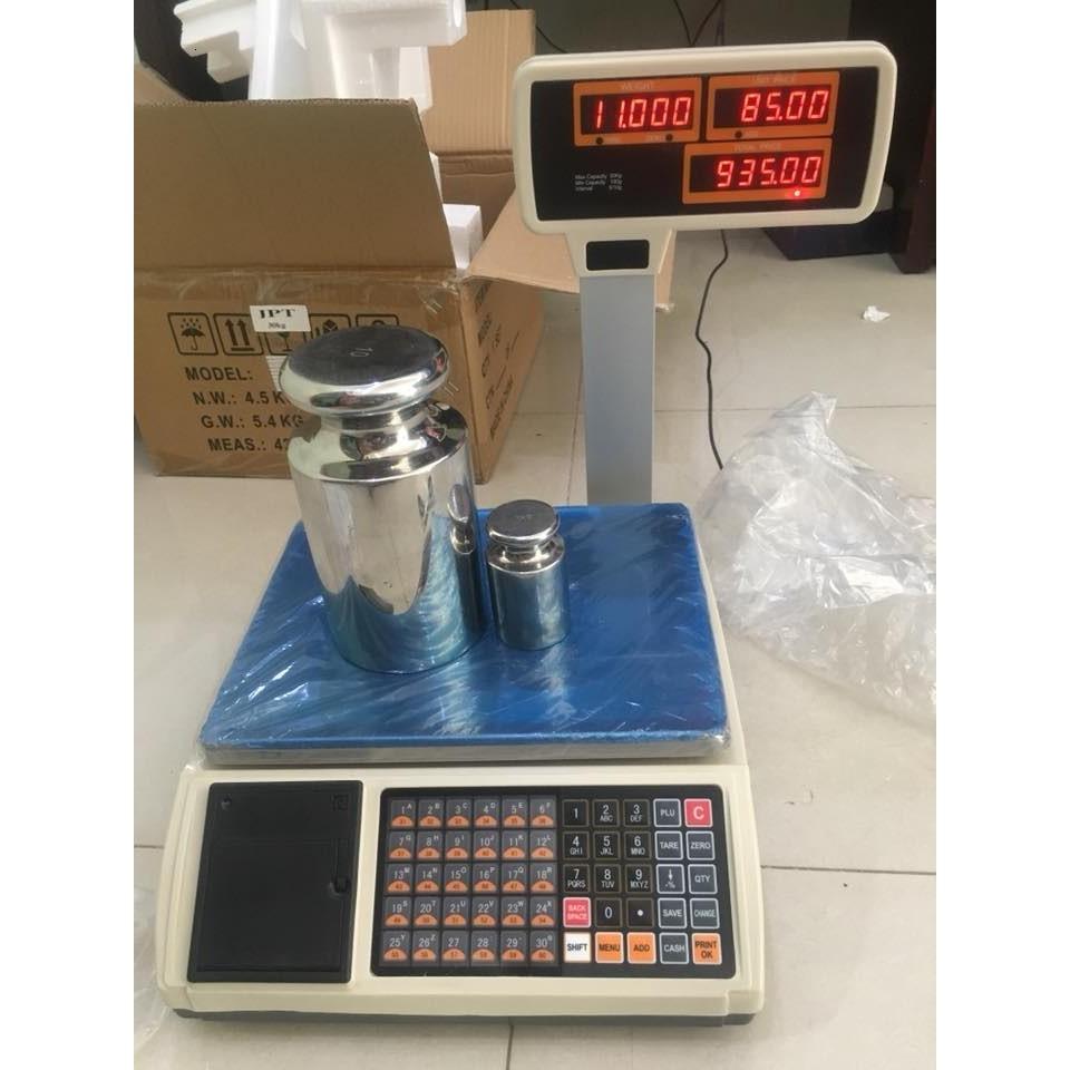 Cân tính tiền siêu thị in hóa đơn 30kg