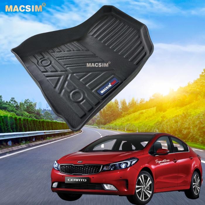 Thảm lót sàn xe ô tô Kia K3 qd Nhãn hiệu Macsim chất liệu nhựa TPV cao cấp