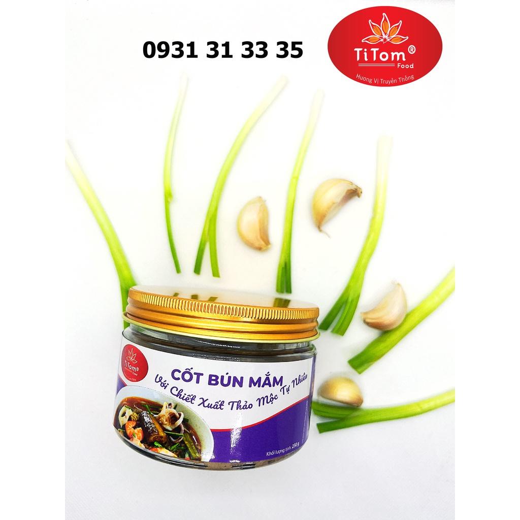 Gia vị nấu bún mắm - Gia vị bún mắm - Gia vị bún mắm nêm sẵn - Cốt bún mắm TITOM 250g