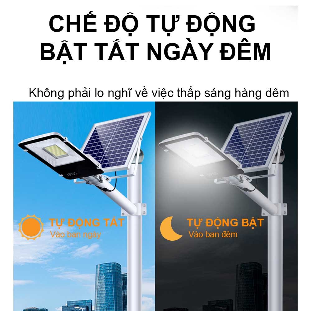 Đèn Đường Năng Lượng Mặt Trời 100W