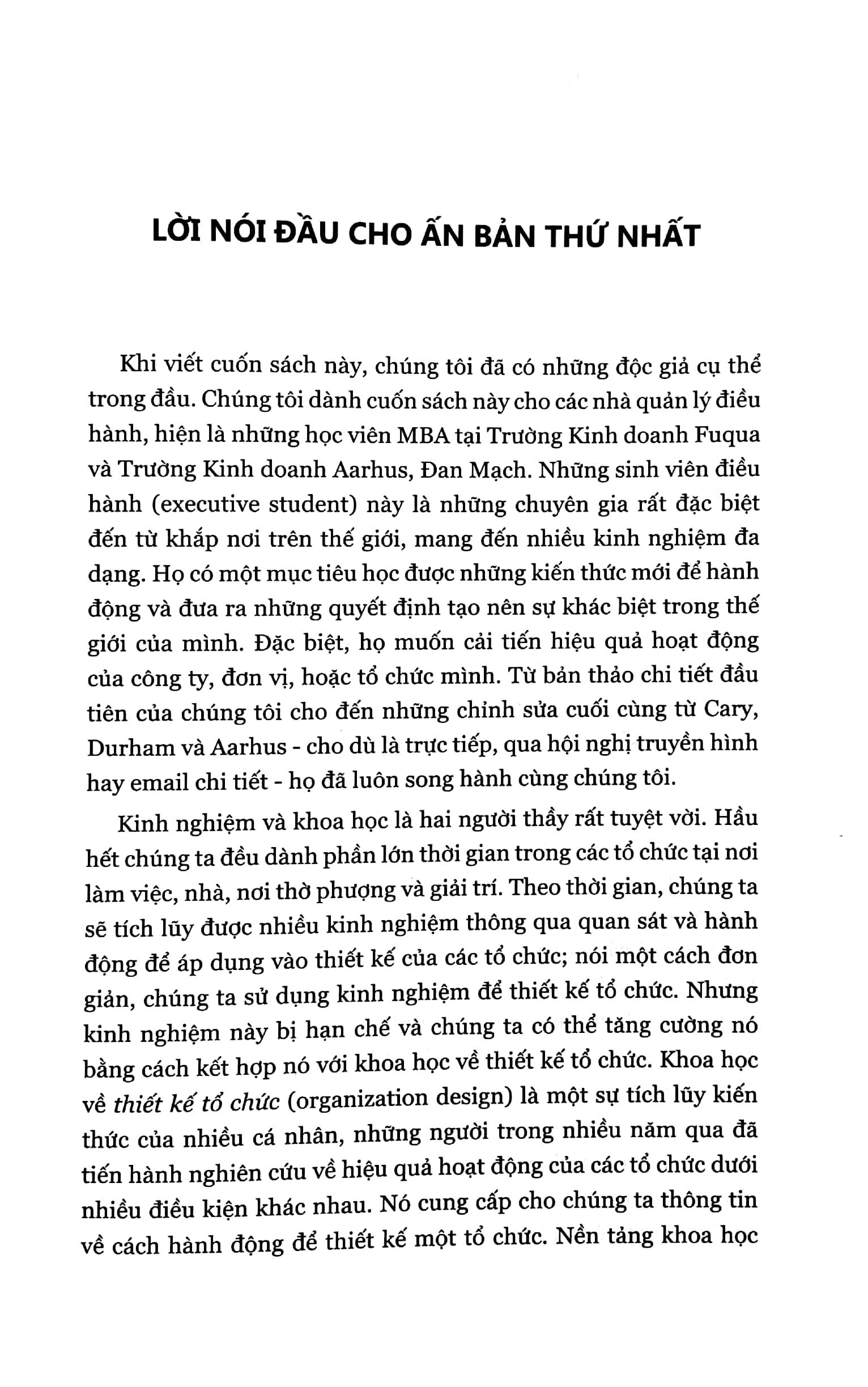 Thiết Kế Tổ Chức